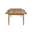 Pemberly Row Traditional Solid Wood Dining Table in Brown Finish