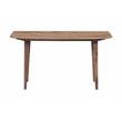 Pemberly Row Modern Solid Sheesham Wood Console Table in Natural
