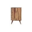 Pemberly Row Modern Solid Sheesham Wood Sideboard in Light Brown