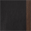 Pemberly Row Contemporary Solid Wood Dining Table in Black Finish