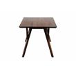 Pemberly Row Contemporary Solid Acacia Wood Dining Table in Brown