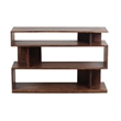 Pemberly Row Transitional Solid Wood Console Table in Brown Finish