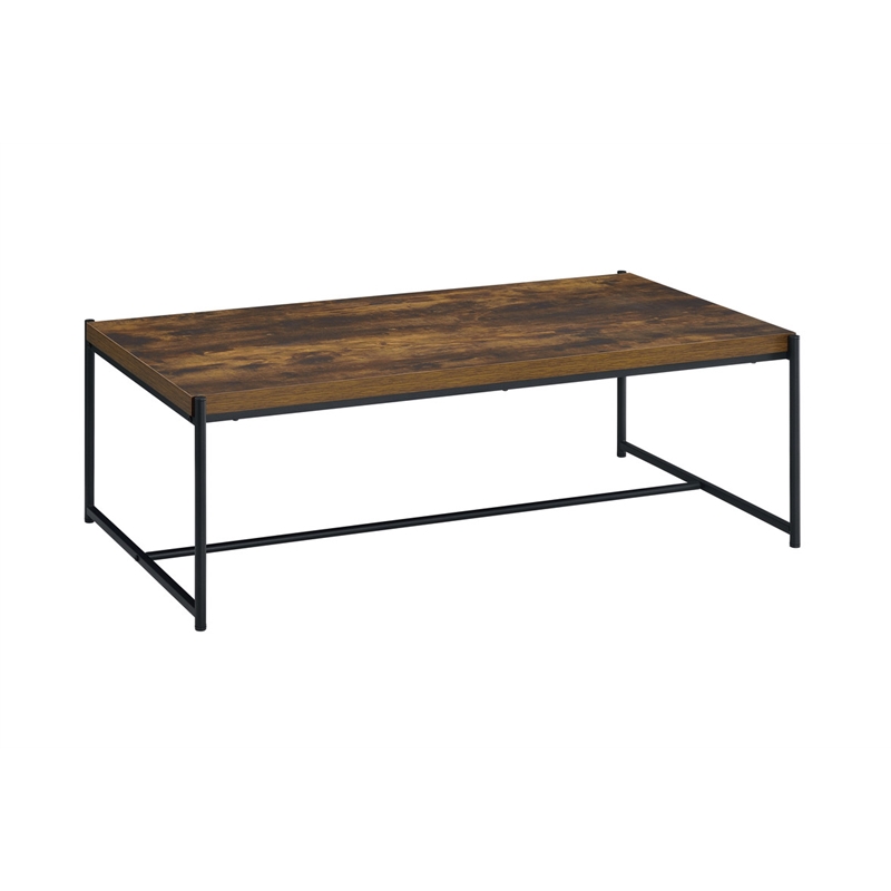 Pemberly Row 3 Piece Brown Engineered Wood Coffee and End Table Set
