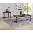 Pemberly Row 3 Piece Brown Engineered Wood Coffee and End Table Set