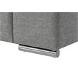Pemberly Row Contemporary Light Gray Finish Woven Fabric Arm Chair