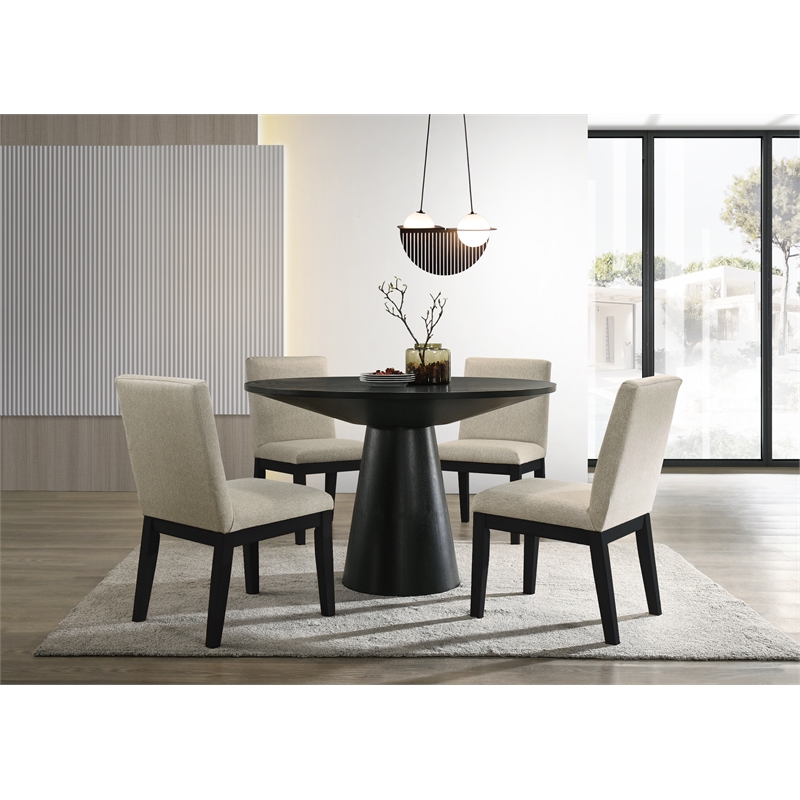 Pemberly Row Black Wood 5 Pc 47