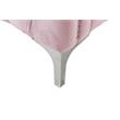 Pemberly Row Contemporary Pink Finish Velvet Sofa with 3 Pillows