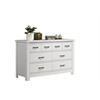 Pemberly Row Modern 3-Piece Engineered Wood Bedroom Set in White