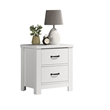 Pemberly Row Modern 3-Piece Engineered Wood Bedroom Set in White