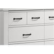 Pemberly Row Modern 3-Piece Engineered Wood Bedroom Set in White