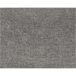 Pemberly Row Contemporary Gray Chenille Chair with Throw Pillow