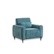Pemberly Row Blue Chenille Sofa Loveseat Chair Living Room Set