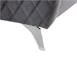 Pemberly Row Gray Velvet Fabric Sofa Loveseat Living Room Set