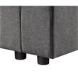 Pemberly Row Gray Fabric 7-Seater U-Shape Sectional Sofa Chaise with Pocket