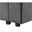 Pemberly Row Gray Fabric 7-Seater U-Shape Sectional Sofa Chaise with Pocket