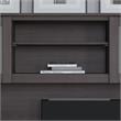 Pemberly Row Modern 60W Desk Hutch in Storm Gray - Engineered Wood