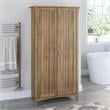 Pemberly Row Engineered Wood Bathroom Storage Cabinet w/ Doors - Reclaimed Pine