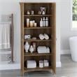 Pemberly Row Engineered Wood Bathroom Storage Cabinet w/ Doors - Reclaimed Pine