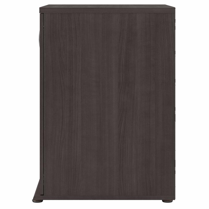 Pemberly Row Closet Organizer with Doors in Storm Gray - Engineered Wood