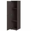 Pemberly Row Narrow Clothing Storage Cabinet in Storm Gray - Engineered Wood