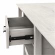 Pemberly Row Engineered Wood Coffee Table with Set of 2 End Tables - Linen White