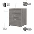Pemberly Row Engineered Wood Laundry Room Cabinet with Drawers in Platinum Gray
