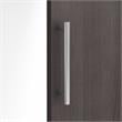 Pemberly Row Engineered Wood 60W L Desk with Hutch & File Cabinet in White/Gray