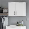 Pemberly Row Closet Wall Cabinet with Doors in White - Engineered Wood