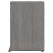 Pemberly Row Closet Organizer with Doors in Platinum Gray - Engineered Wood