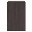 Pemberly Row Closet Wall Cabinet with Doors in Storm Gray - Engineered Wood