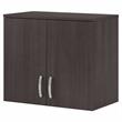 Pemberly Row Closet Wall Cabinet with Doors in Storm Gray - Engineered Wood