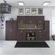 Pemberly Row Garage Storage Cabinet with Drawers in Storm Gray - Engineered Wood