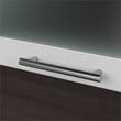 Pemberly Row 72W Desk Hutch in White and Storm Gray - Engineered Wood