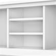 Pemberly Row Modern 72W Desk Hutch in White - Engineered Wood