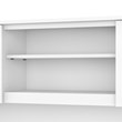 Pemberly Row Modern 60W Desk Hutch in White - Engineered Wood