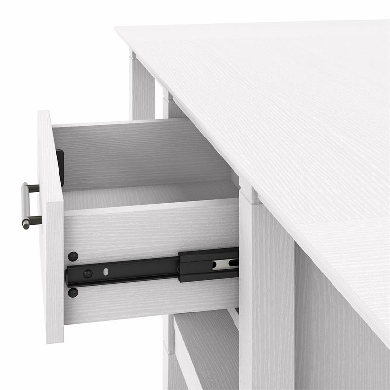 Pemberly Row Coffee Table with End Tables in Pure White Oak - Engineered Wood