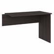 Pemberly Row Modern Desk Return in Heather Gray - Engineered Wood