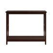 Pemberly Row Contemporary Console Table in Espresso Wood Finish