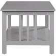 Pemberly Row Modern / Contemporary Coffee Table in Gray Wood Finish