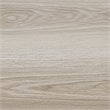 Pemberly Row Modern Writing Desk in Ice Off-White Wood Finish