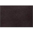 Pemberly Row Round Accent Storage Ottoman in Espresso Faux Leather
