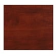 Pemberly Row End Table in Cherry Wood Finish and Black Metal