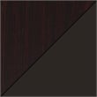 Pemberly Row Modern / Contemporary End Table in Espresso Wood Finish
