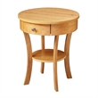 Pemberly Row Modern / Contemporary End Table in Vanilla Wood Finish