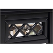 Pemberly Row Modern / Contemporary Deluxe Accent Table in Black Wood