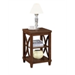 Pemberly Row Modern / Contemporary End Table in Espresso Wood Finish