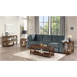 Pemberly Row Modern / Contemporary End Table in Espresso Wood Finish