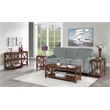 Pemberly Row Modern / Contemporary End Table in Espresso Wood Finish