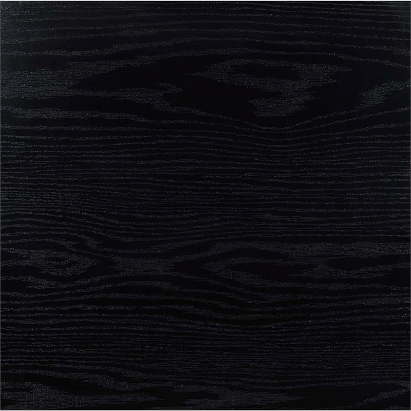 Pemberly Row Modern Trestle Wood Metal Desk in Black Wood Grain