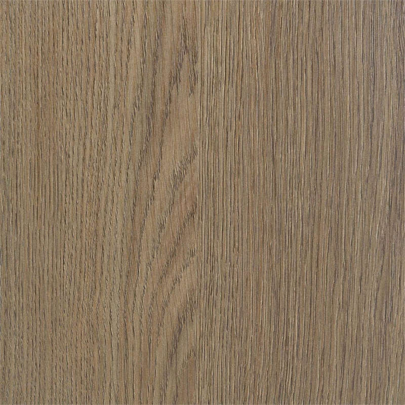 Pemberly Row Trestle Desk in Caramel Driftwood and White Metal Frame